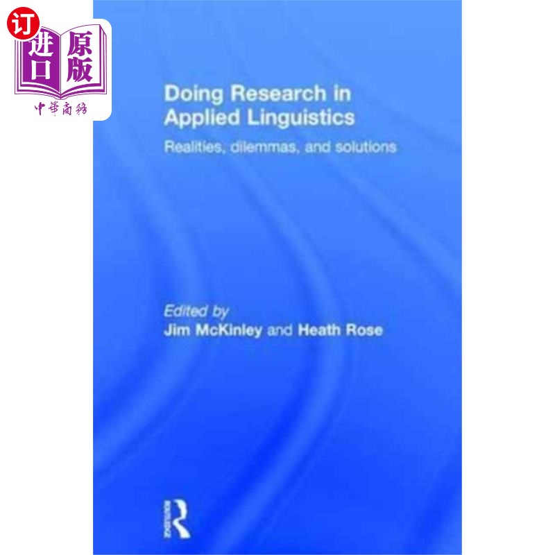 海外直订Doing Research in Applied Linguistics 应用语言学研究“,