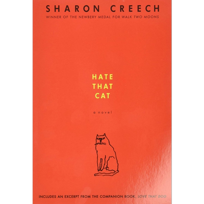 Hate that cat 讨厌那只猫 纽伯瑞得奖作者作品 英文原版进口图书 儿童文学小说 诗歌入门 自我成长小初文学【中商原版】