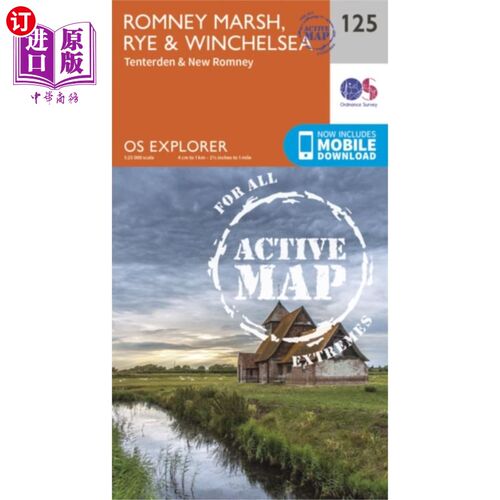 海外直订Romney Marsh, Rye and Winchelsea 罗姆尼·马什，莱和温切尔斯