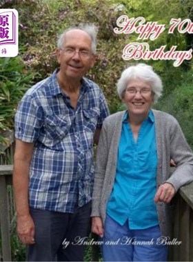 海外直订Happy 70th Birthdays 70岁生日快乐