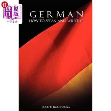 海外直订German: How to Speak and Write It 德语：怎么说怎么写