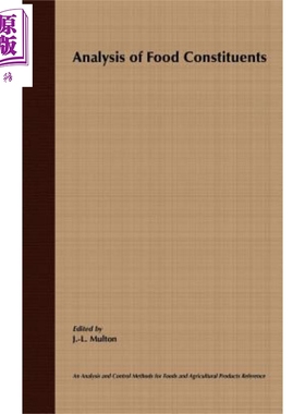 现货 食物成分分析 Analysis Of Food Constituents Jean Louis Mu【中商原版】
