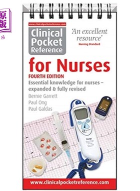 海外直订医药图书Clinical Pocket Reference for Nurses 护士临床袖珍参考资料