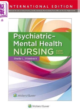 现货 精神科 心理健康护理 第9版 英文原版 Psychiatric Mental Health Nursing Sheila L PhD RN Videbeck 【中商原版】