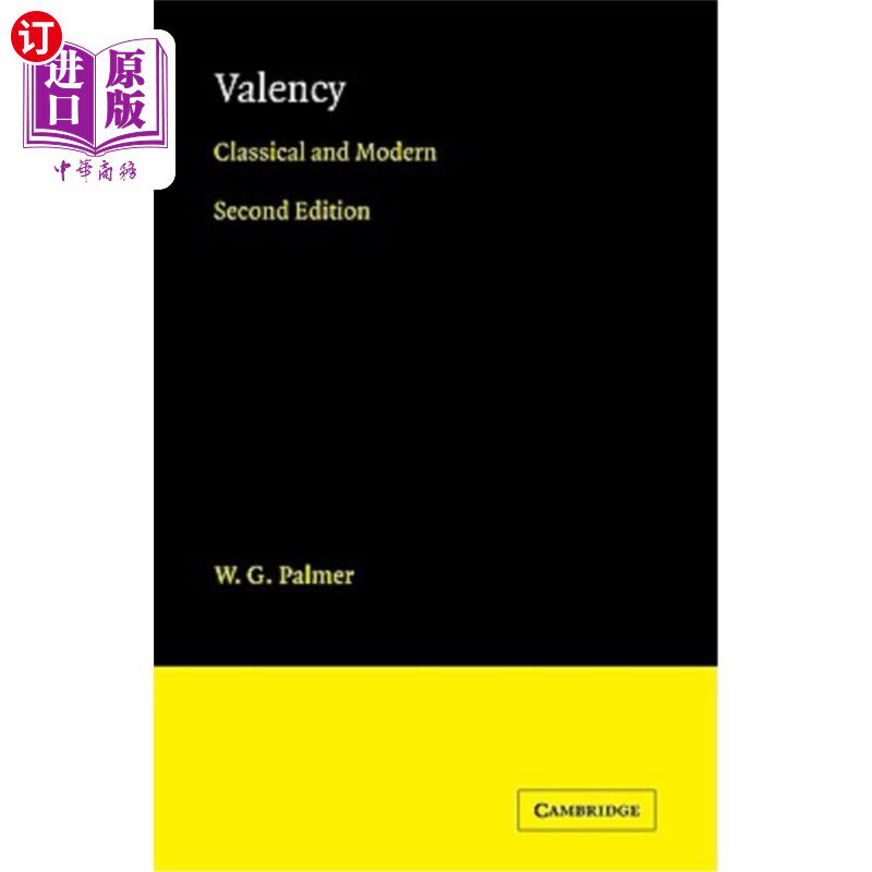 海外直订Valency: Classical and Modern 配价：古典与现代