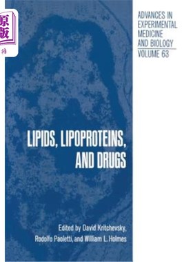 海外直订医药图书Lipids, Lipoproteins, and Drugs 脂质、脂蛋白和药物