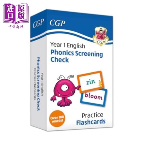 新自然拼读筛查卡片CGP原版