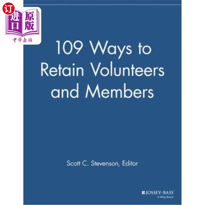 海外直订109 Ways to Retain Volunteers and Members 109留住志愿者和会员的方法
