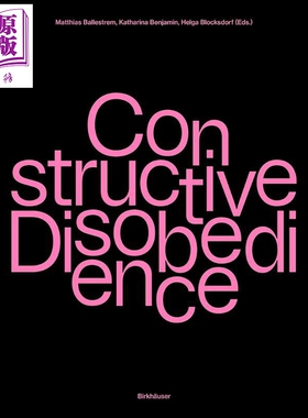 预售 Constructive Disobedience 进口艺术 建设性不服从：建筑学中的实验性方法论【中商原版】
