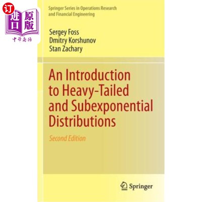 海外直订An Introduction to Heavy-Tailed and Subexponential Distributions 重尾分布和次指数分布简介