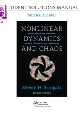 海外直订Student Solutions Manual for Nonlinear Dynamics and Chaos, 2nd Edition 非线性动力学和混沌的学生解决方案手册