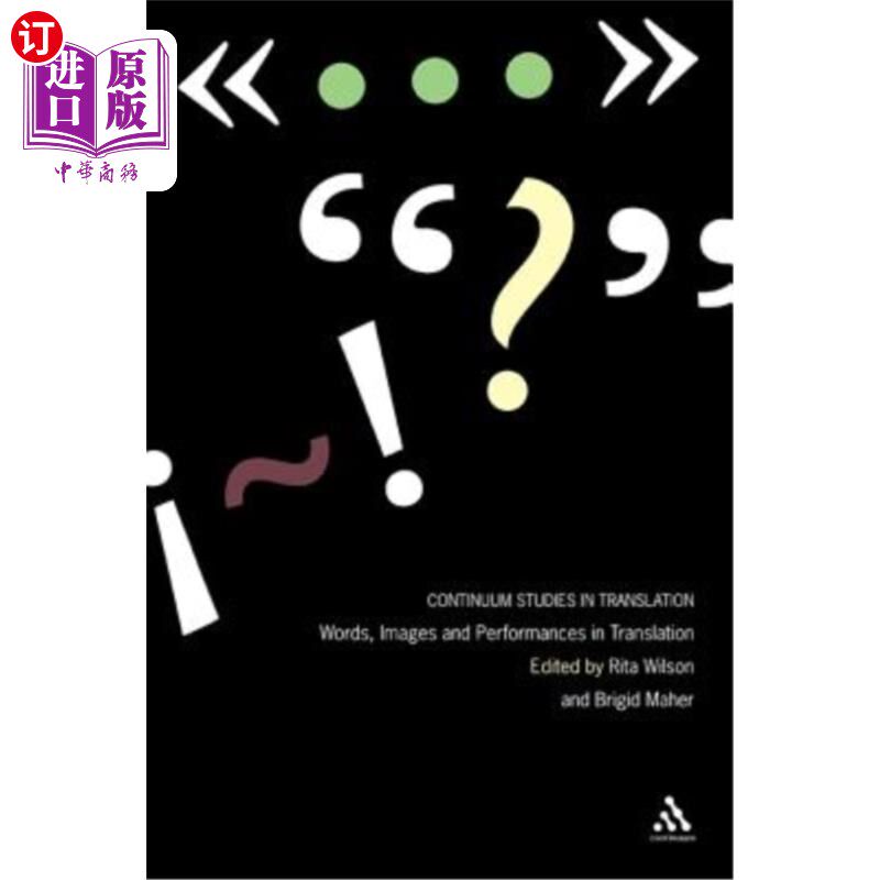 海外直订Words, Images and Performances in Translation 翻译中的词汇、形象与表现