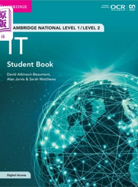 海外直订Cambridge National in IT Student Book with Digit... 剑桥国家信息技术学生图书(2年)