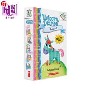 海外直订Unicorn Diaries, Books 1-5: A Branches Box Set 独角兽日记，第1-5册:一套分支盒