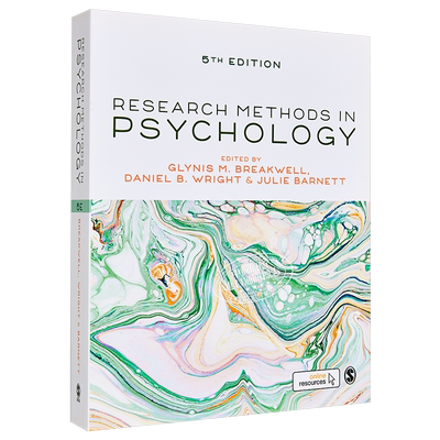 预售 心理学研究方法 第5版 英文原版 Research Methods in Psychology Glynis Breakwell Daniel Wright Julie Barnett【中商原版