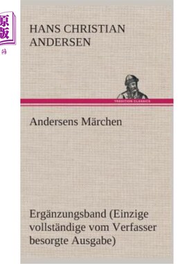 海外直订德语 Andersens M?rchen 安德森斯·