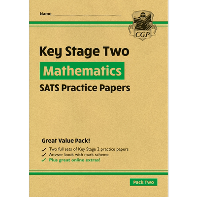 新KS2 Maths SATS实践论文套装2 New KS2 Maths SATS Practice Papers Pack 2 with free Online Extras英文原版【中商原版】