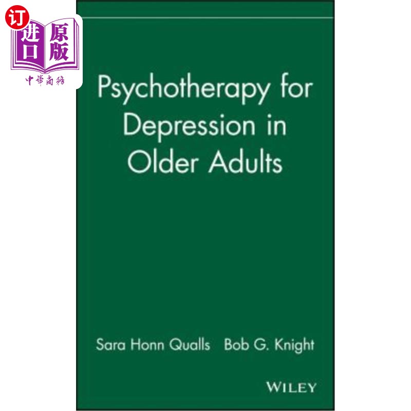 海外直订医药图书Psychotherapy for Depression in Older Adults 老年抑郁症的心理治疗