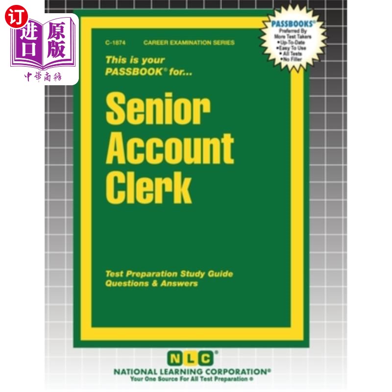 海外直订Senior Account Clerk 高级会计文员