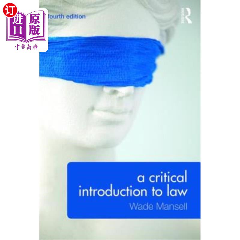 海外直订A Critical Introduction to Law 《法律批判概论》