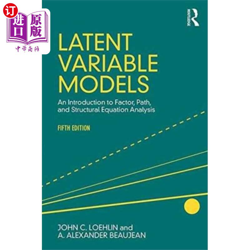 海外直订Latent Variable Models 潜变量模型