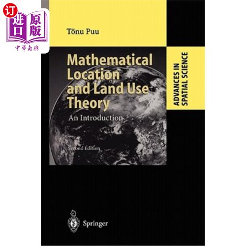 海外直订Mathematical Location and Land Use Theory: An Introduction 数学区位与土地利用理论：导论