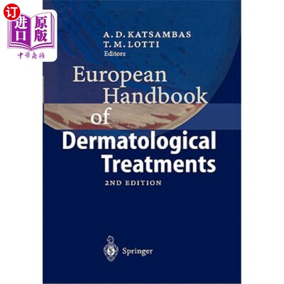 海外直订医药图书European Handbook of Dermatological Treatments 欧洲皮肤病治疗手册