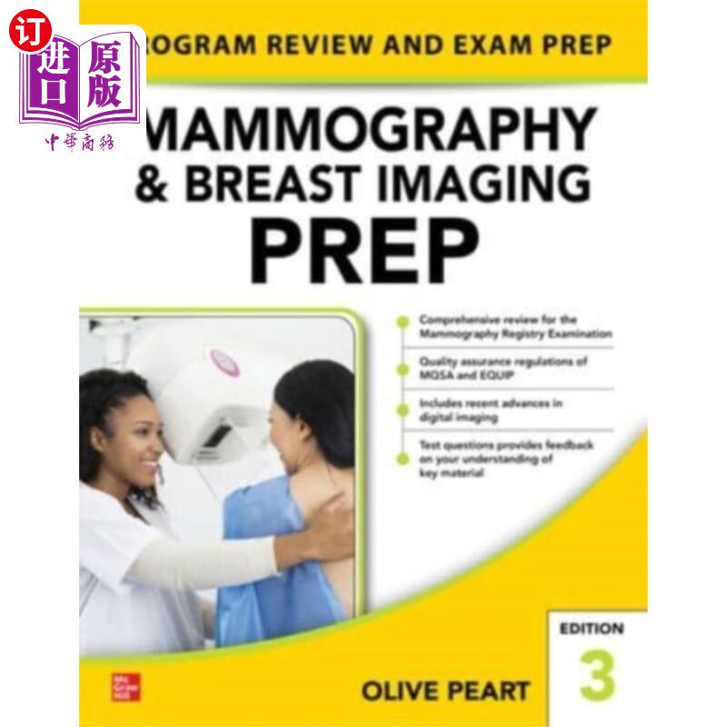 海外直订医药图书Mammography and Breast Imaging PREP: Program Rev... 乳房x光检查和乳腺成像PREP:程序审查和考试准备,