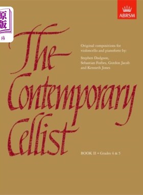 海外直订Contemporary Cellist, Book II 当代大提琴家，第二册
