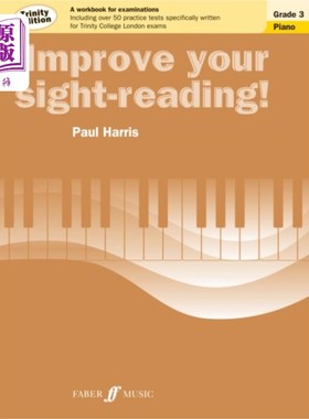 海外直订Improve your sight-reading! Trinity Edition Pian... 提高你的视力！三一版钢琴三年级