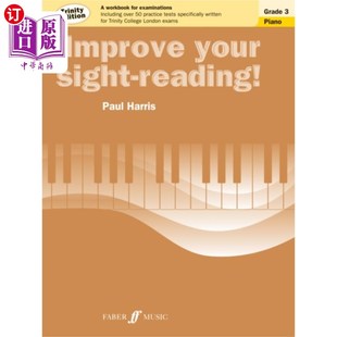 海外直订Improve your sight-reading! Trinity Edition Pian... 提高你的视力！三一版钢琴三年级