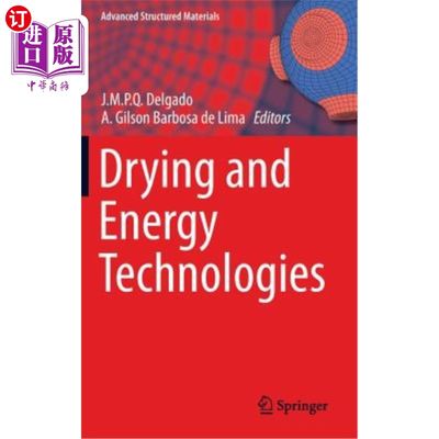 海外直订Drying and Energy Technologies 干燥和能源技术