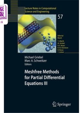 海外直订Meshfree Methods for Partial Differential Equations III 偏微分方程的无网格方法III