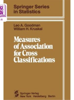 海外直订Measures of Association for Cross Classifications 交叉分类的关联度量