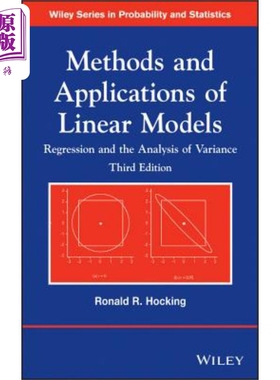 预售 线性模型的方法和应用：回归与方差分析 Methods and Applications of Linear Models Ronald Hocking 英文原版 中商原版