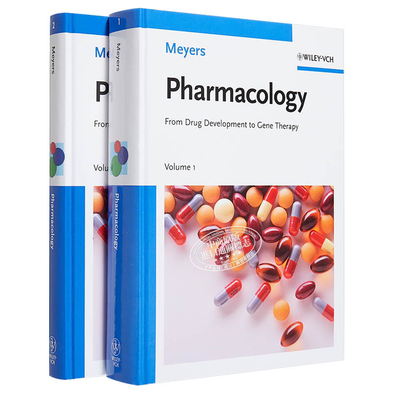 现货 药理学 从药物开发到基因疗法 2卷集 Pharmacology Robert Meyers 英文原版【中商原版】