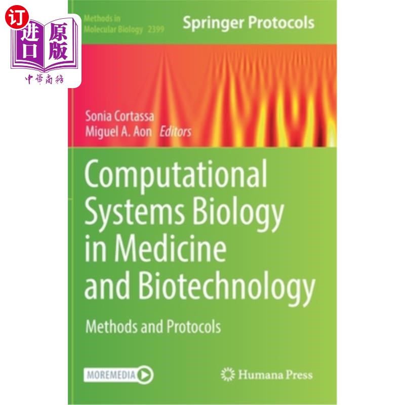 海外直订Computational Systems Biology in Medicine and Biotechnology: Methods and Protoco 医学和生物技术中的计算系统
