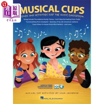 海外直订Musical Cups Song and Activities for the Music Classroom Book with Online Audio  音乐杯歌曲和活动的音乐课堂