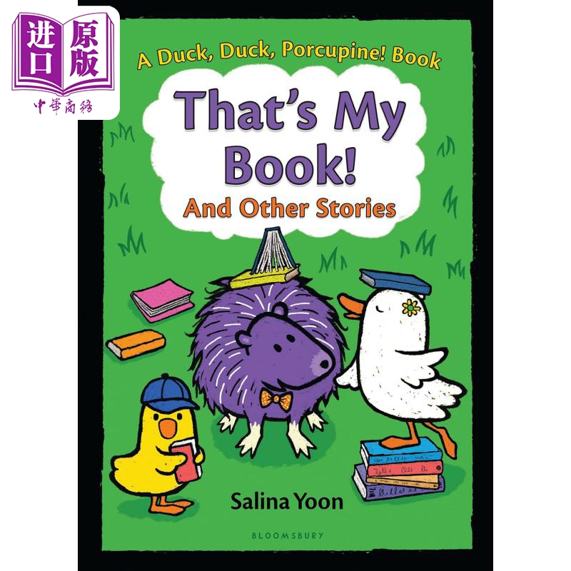 现货 Salina Yoon：That's My Book! And Other Stories农场三人行组：那是我的书英文原版进口绘本动物故事图画书【中商原版】