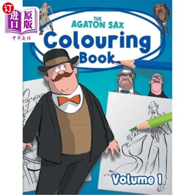 海外直订The Agaton Sax Colouring Book - Volume 1 阿加顿萨克斯着色书-第1卷