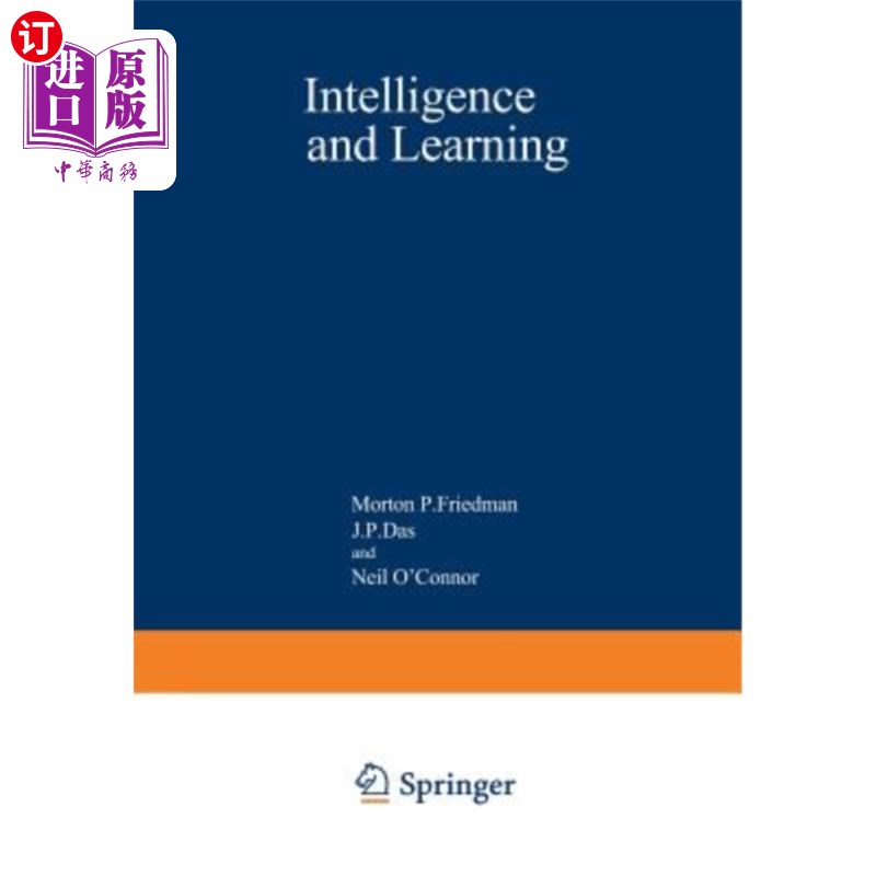 海外直订Intelligence and Learning 智力与学习