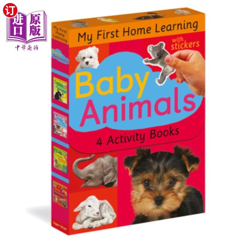 海外直订Baby Animals: Baby Pets; Farm Babies; Forest Babies; Wild Animals 小动物:小宠物;农场的婴儿;森林的婴儿;野生