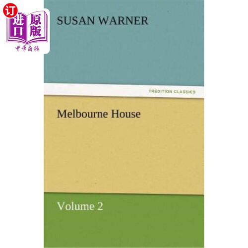 海外直订Melbourne House 墨尔本的房子