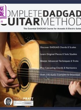 海外直订The Complete DADGAD Guitar Method 完整的达嘎德吉他方法
