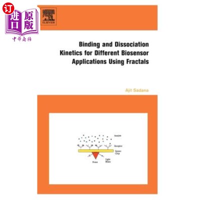 海外直订Binding and Dissociation Kinetics for Different Biosensor Applications Using Fra 分形在不同生物传感器应用中