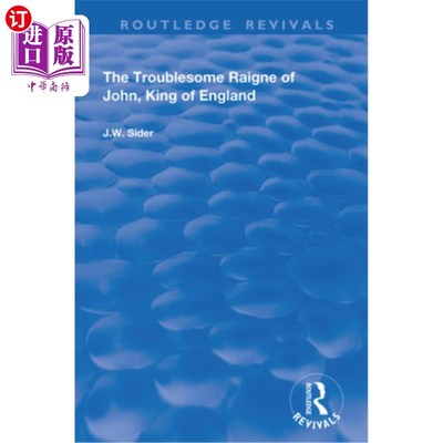 海外直订The Troublesome Raigne of John, King of England 英国国王约翰的麻烦公主