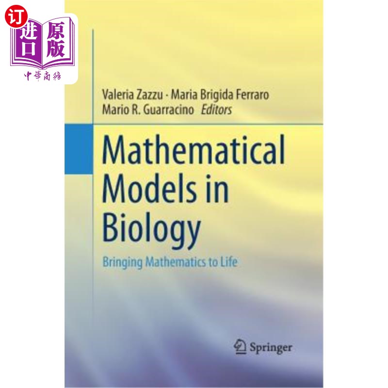 海外直订Mathematical Models in Biology: Bringing Mathematics to Life 生物学中的数学模型:将数学带入生活