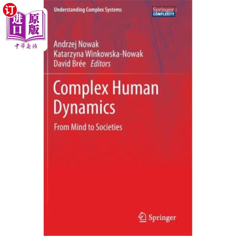 海外直订Complex Human Dynamics: From Mind to Societies 复杂的人类动力学：从思想到社会