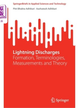 海外直订Lightning Discharges: Formation, Terminologies, Measurements and Theory 闪电放电:形成，术语，测量和理论