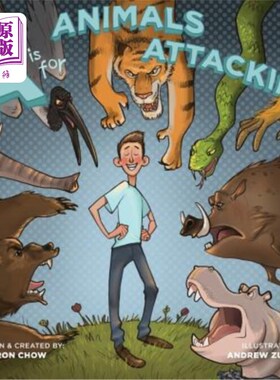 海外直订A is for Animals Attacking! A是动物攻击!